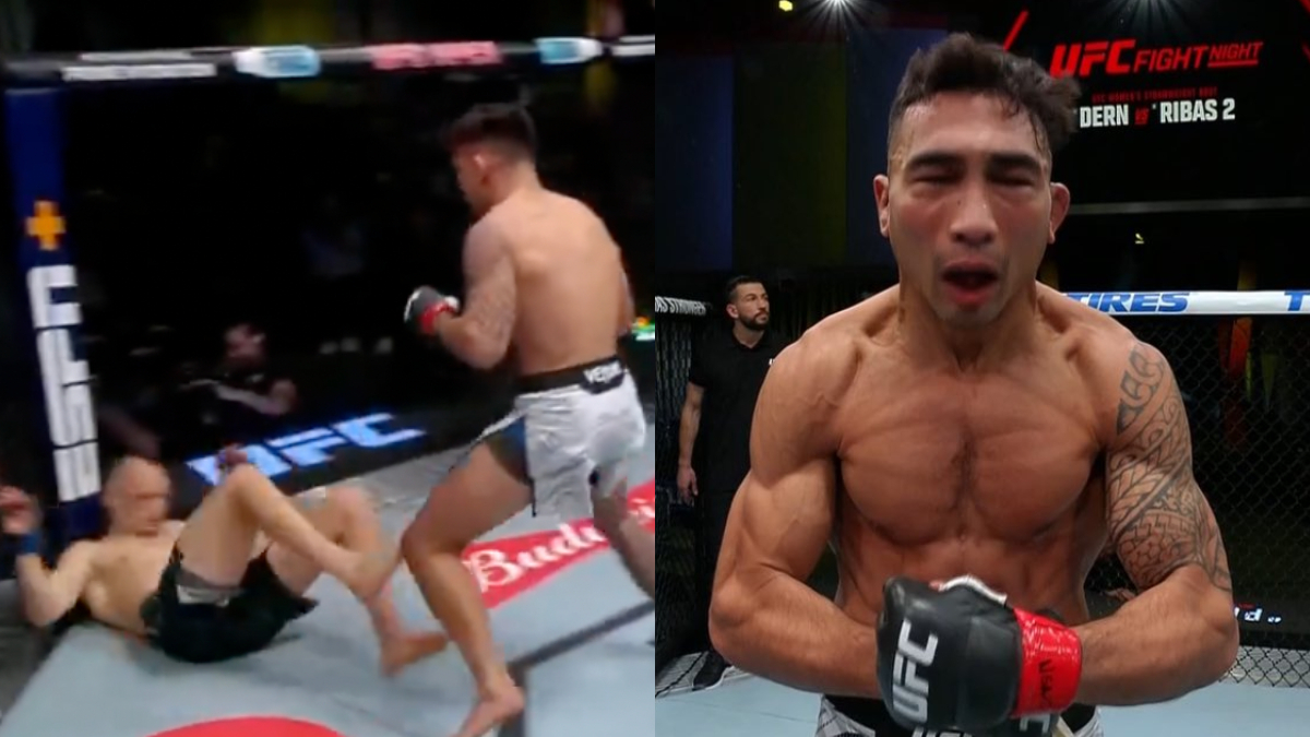 VIDEO: Punahele Soriano Stops Uroš Medić In 31 Seconds To Open UFC Vegas 101 Main Card