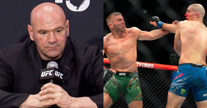 Dana White, Du Plessis vs. Strickland