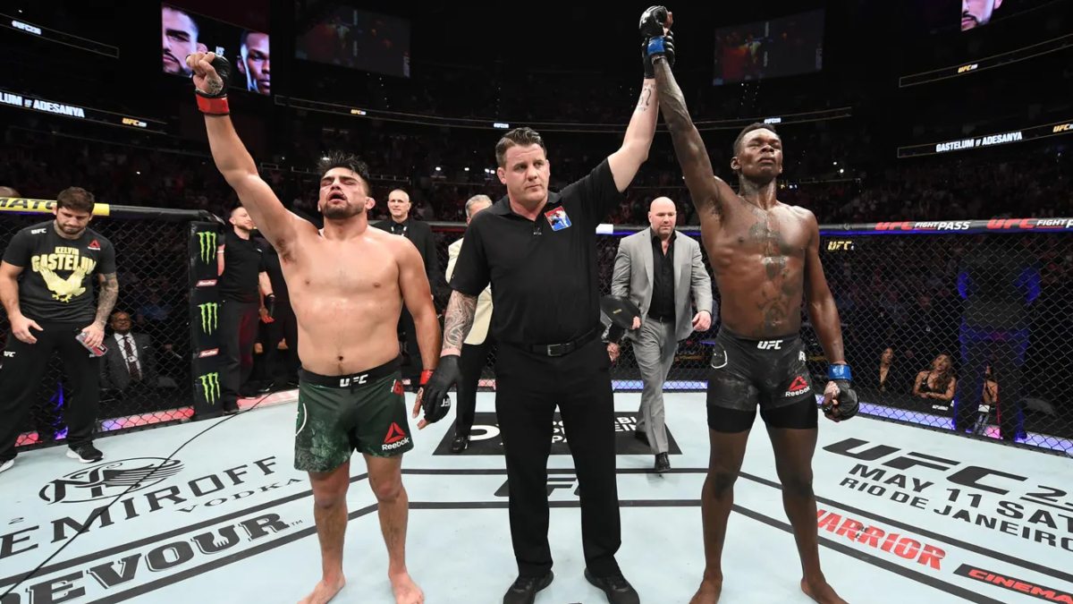 Israel Adesanya & Kelvin Gastelum’s 2019 Barnburner Announced For UFC Hall Of Fame