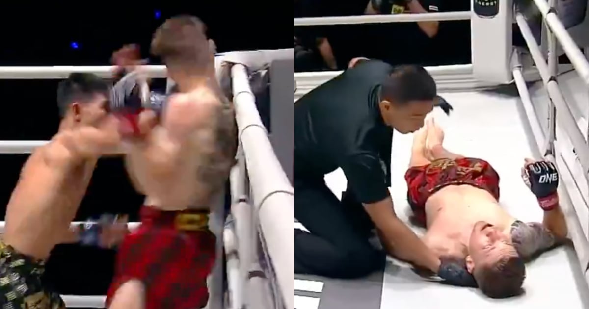 Watch ONE Championship Fighter Put Opponent Out Cold With Scary 53-Second KO