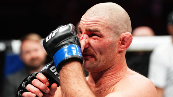 Sean Strickland broken nose