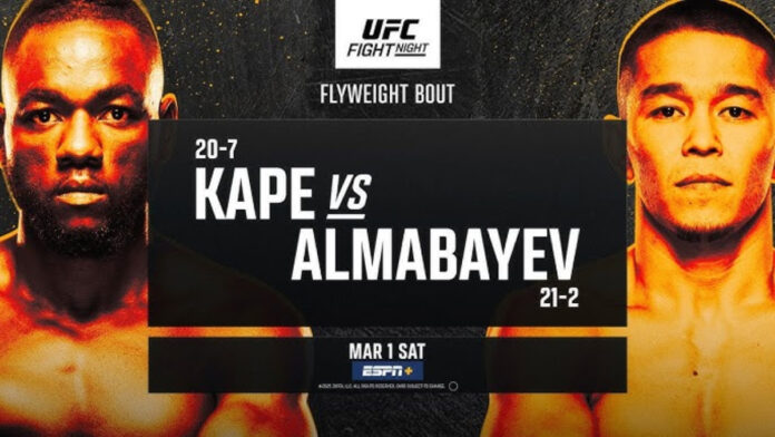 UFC Vegas 103 - Kape vs. Almabayev