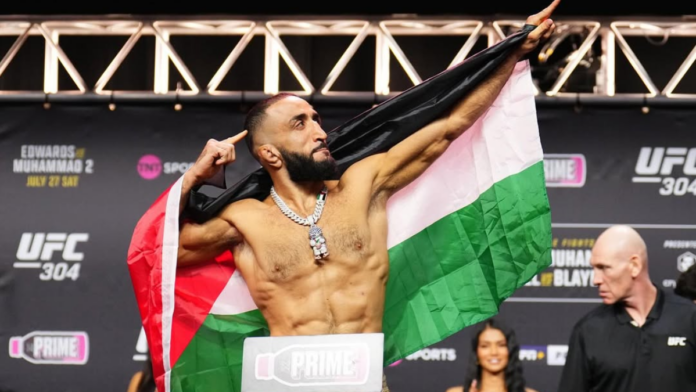 Belal Muhammad Reminds Dana White Of 'Free Speech' Claim Amid Flag Controversy