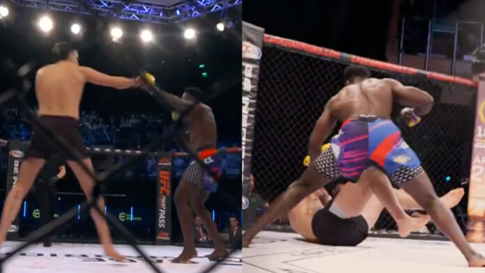 Cage Warriors Fighter Land Historic 4-Second KO