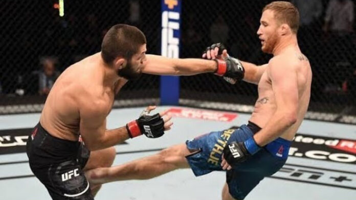 Justin Gaethje leg kicks