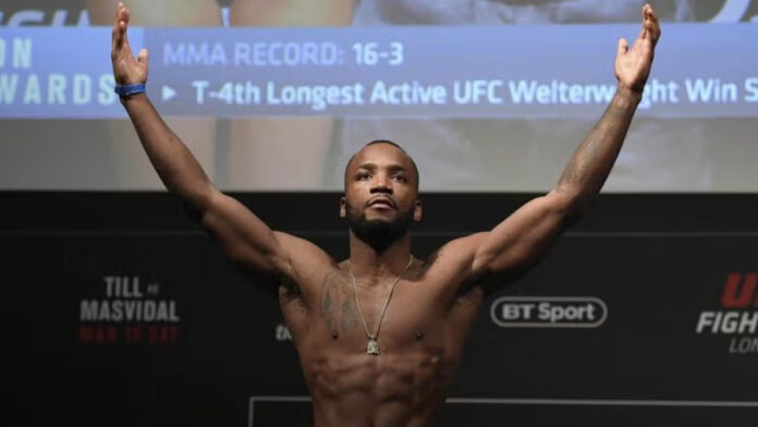 Leon Edwards weigh-in