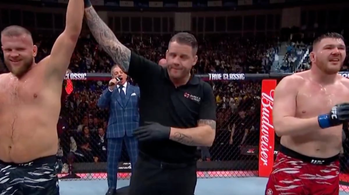 Tom Aspinall’s Teammate No Longer Undefeated After Losing To Top 10 Heavyweight At UFC London