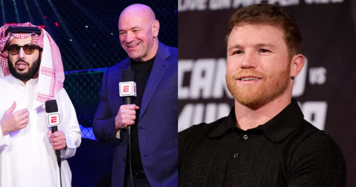 Turki Alalshikh & Dana White, Canelo Alvarez
