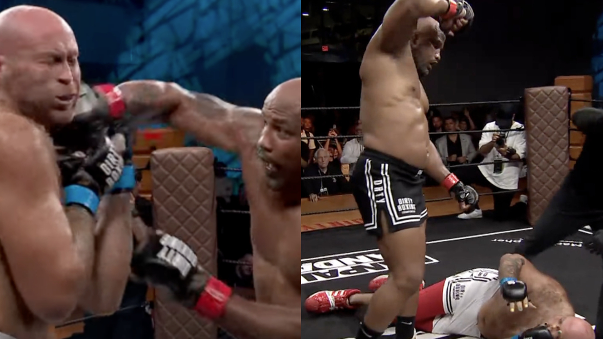 Watch Yoel Romero Score Last-Minute Dirty Boxing KO Of Ras Hylton