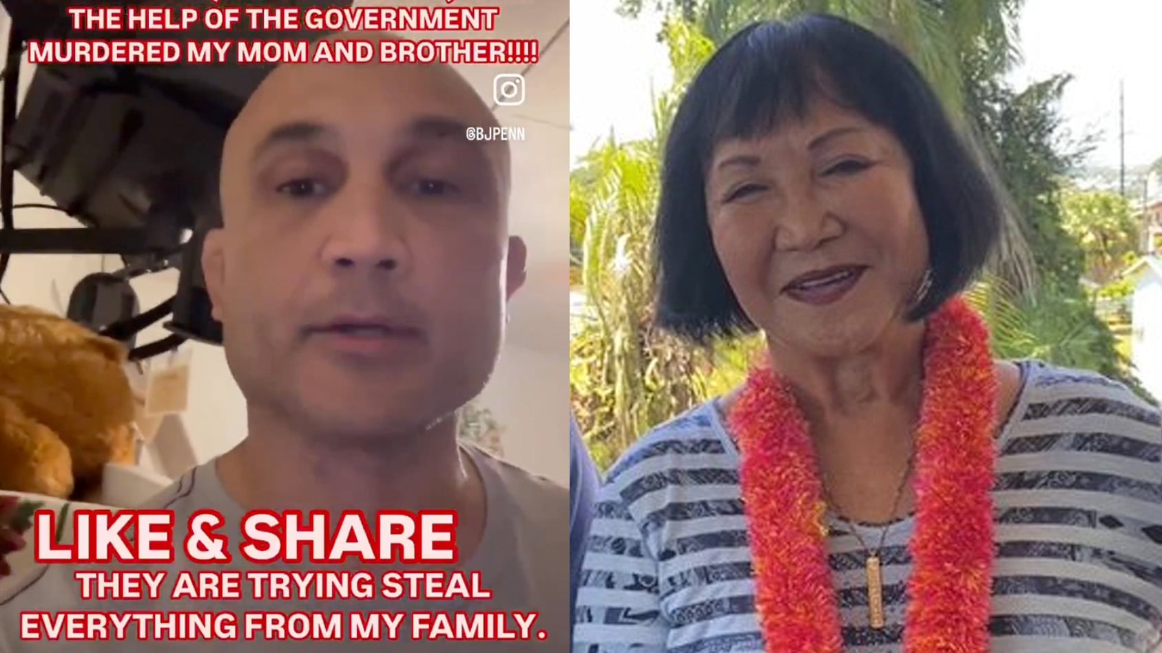 BJ Penn Video Alleging Government Killed His Mother Alarms MMA Fans