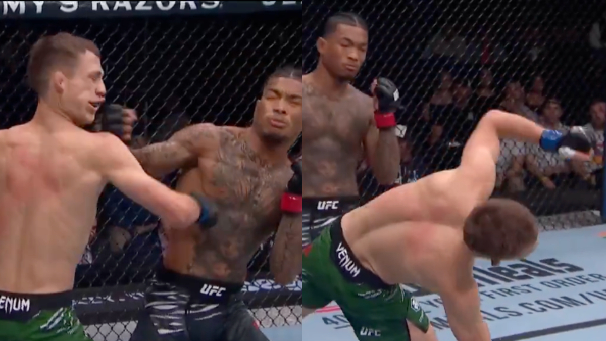 VIDEO: Dricus Du Plessis’ Teammate Brutally KO’d In Third Straight Loss At UFC Kansas City