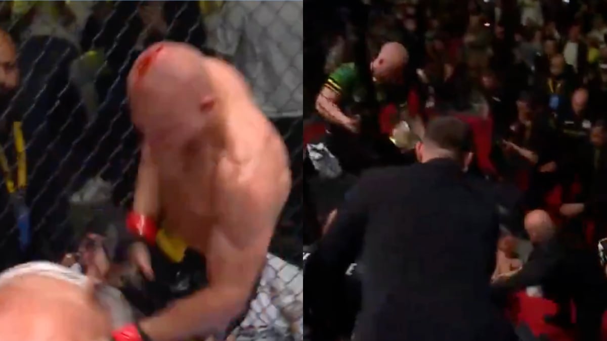 Watch Oktagon Fighters Brawl Outside The Cage After Winner’s Controversial Post-Submission Act