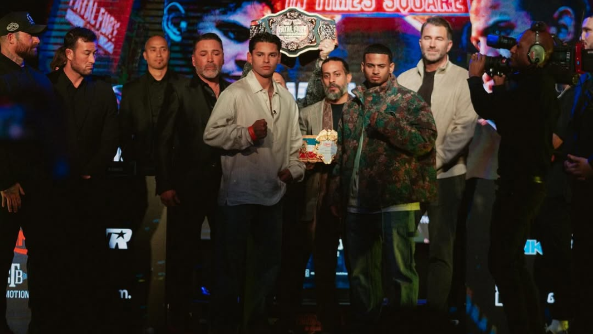 Ryan Garcia Reflects on Surreal Times Square Experience: ‘It Felt Like A Sparring Match’