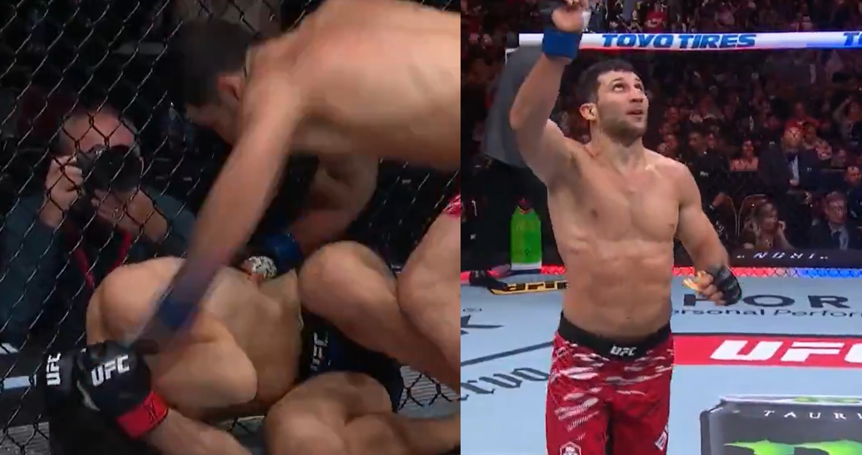 VIDEO: Azamat Bekoev Scores Second Octagon First-Round Finish In Second UFC Appearance