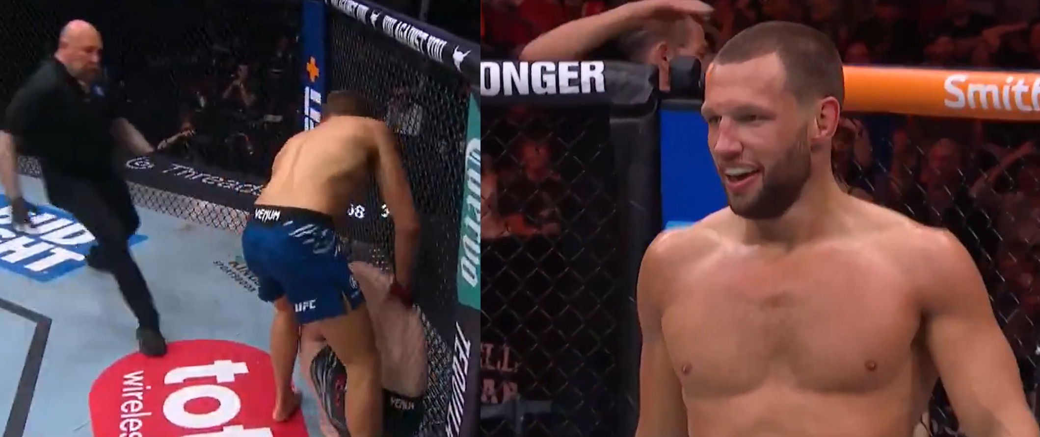 ‘Hype Train Derailed’ – Fighters And Fans React To Bo Nickal Suffering First Loss At UFC Des Moines
