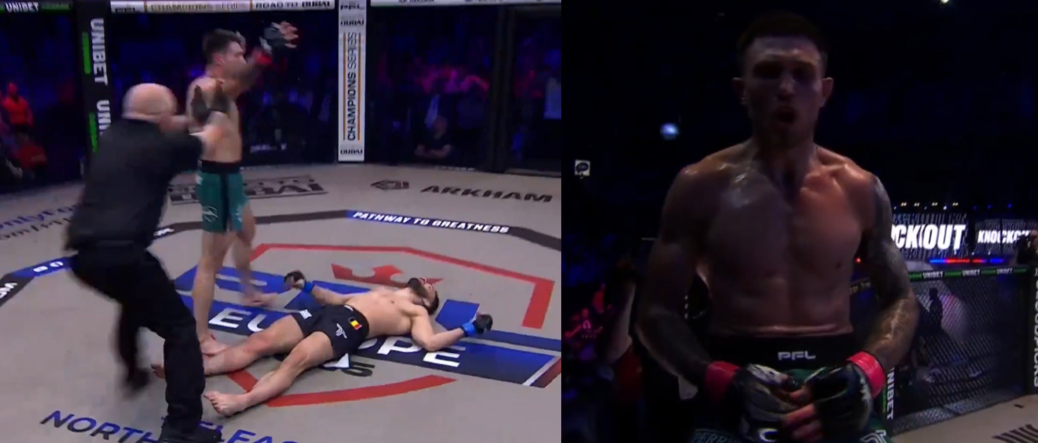 VIDEO: Connor Hughes Sends Sebastien Di Franco To The Shadow Realm With One-Punch KO At PFL Belfast