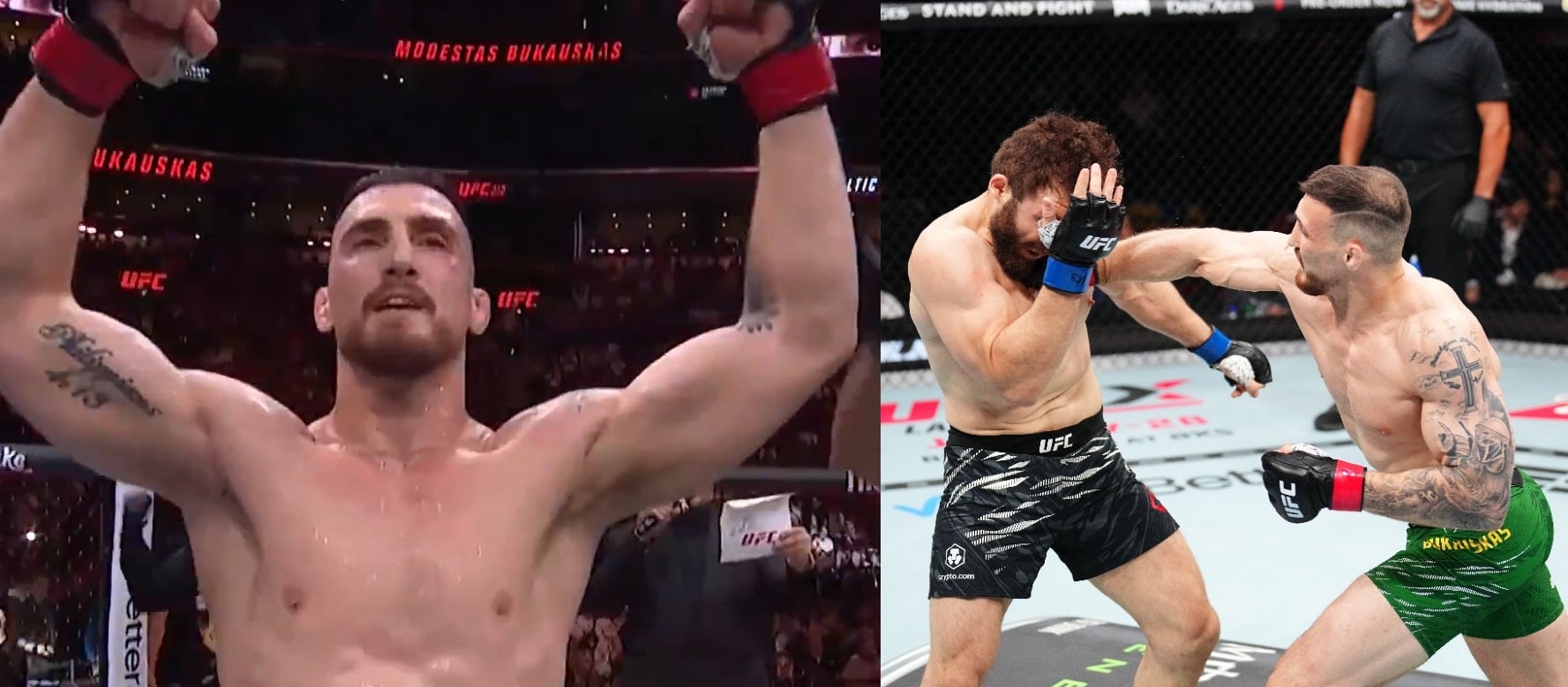 ‘Worst Robbery In UFC History’ – Fans In Uproar After Baffling Judges’ Split Scorecard In Controversial Modestas Bukauskas Victory Over Ion Cutelaba