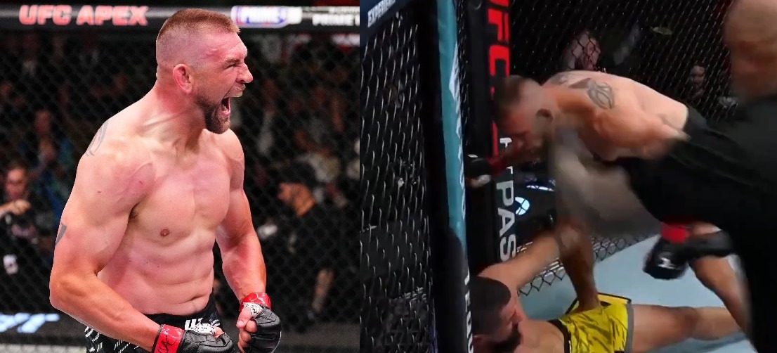 VIDEO: Dustin Jacoby Obliterates Bruno Lopes In Destructive Display At UFC Vegas 107