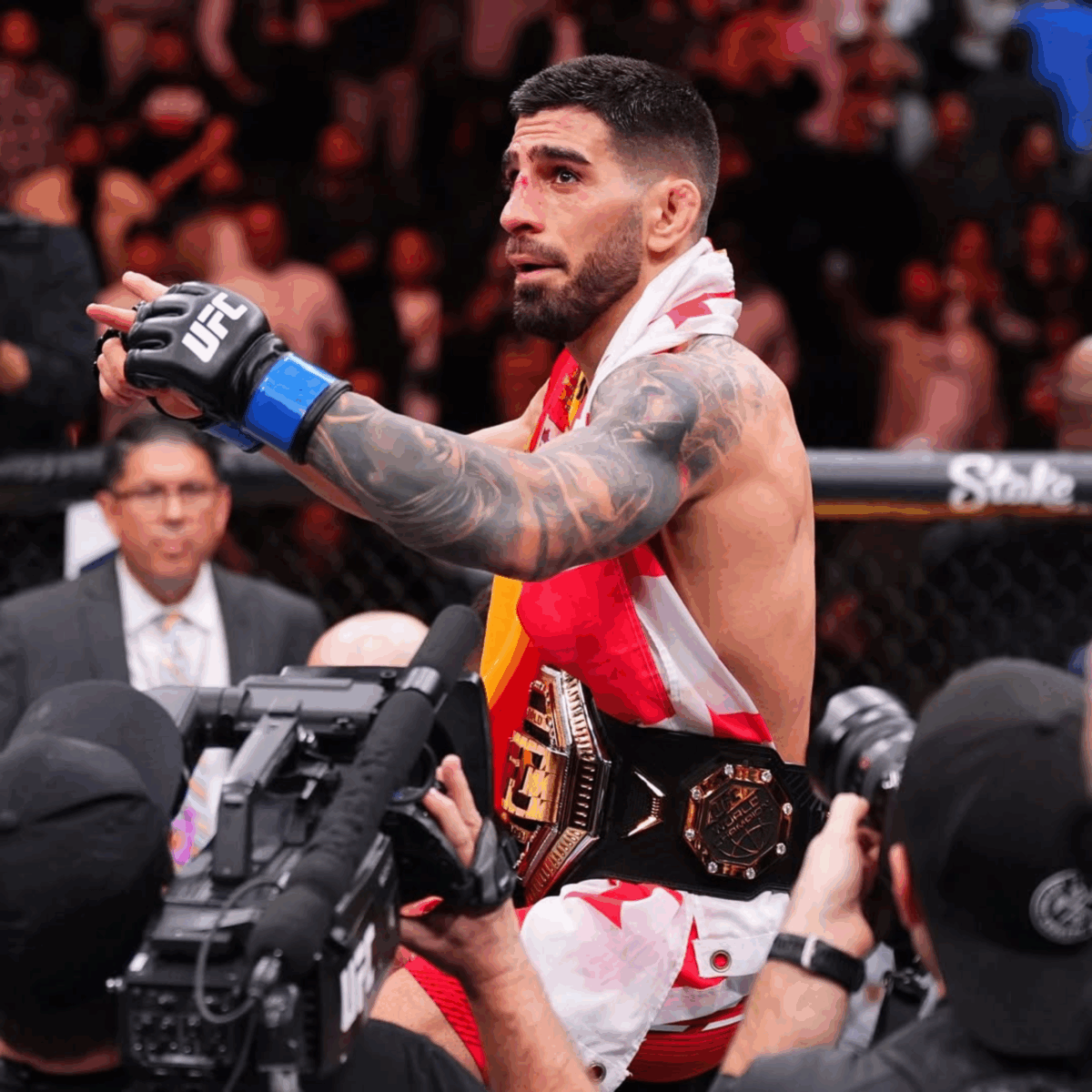 Former UFC featherweight Ilia Topuria.