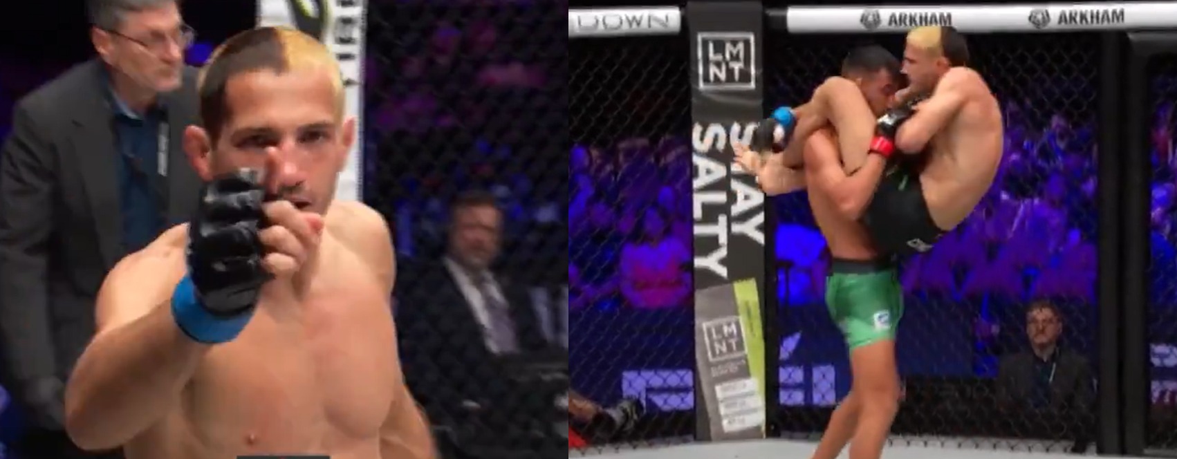 VIDEO: Watch Vinicius Cenci Lock Up Fast Triangle Choke Submission At PFL Wichita