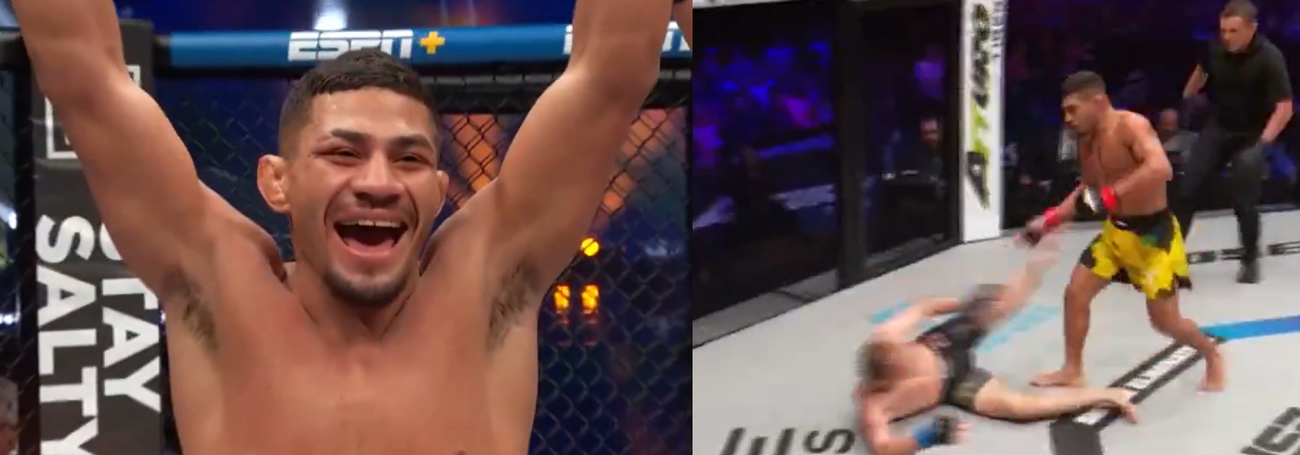 ‘Beat Jake Hadley To A Pulp’ – Fans React To Marcirley Alves Showing No Mercy To Jake Hadley In PFL World Tournament Semifinal
