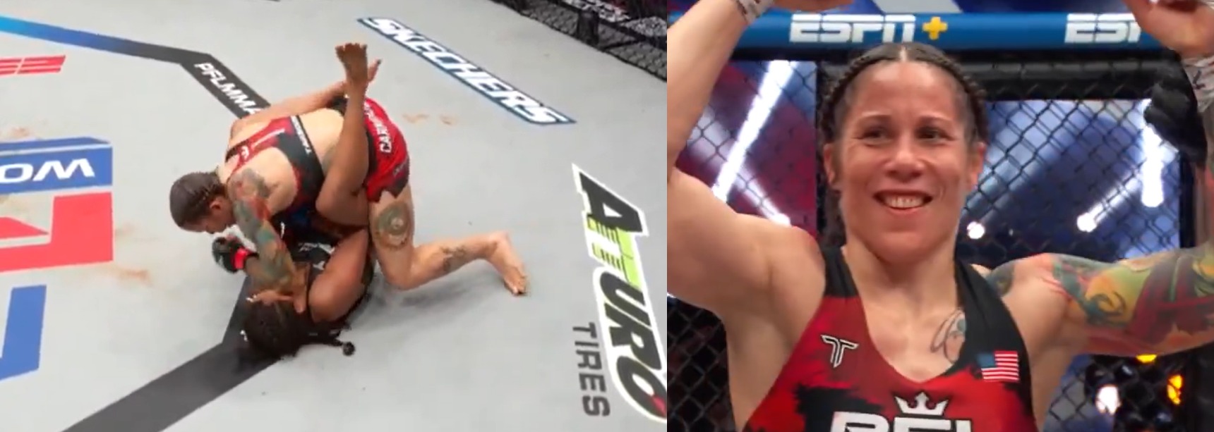 ‘Still Out Here’ – Fans React To Liz Carmouche Easily Defeating Elora Dana At PFL Wichita To Clinch Another PFL World Tournament Final