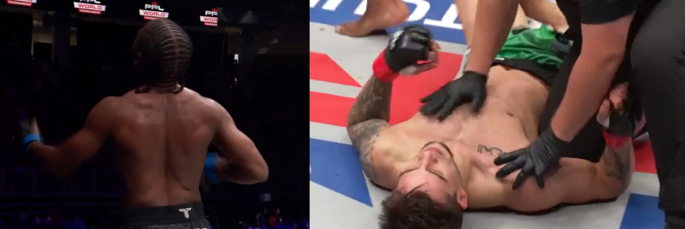 ‘Such A Fraud’ – Fans React To Biaggio Ali Walsh Suffering Massive Upset In First Pro Defeat, Submitted By Ronnie Gibbs At PFL Chicago