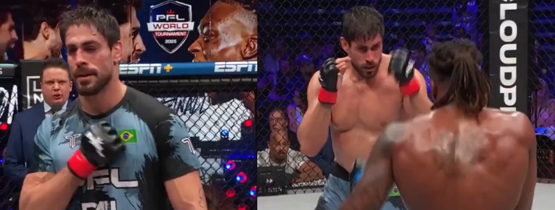 ‘Shoeface Is Harming This Man’ – Fans React As Antonio Carlos Jr. Completely Outworks Simeon Powell At PFL Chicago To Reach PFL World Tournament Finals