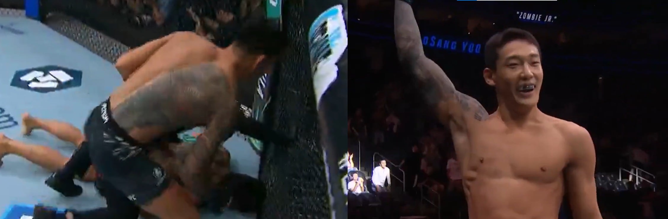 VIDEO: Yoo Joo-sang Faceplants Jeka Saragih With Conor McGregor-Esque Hook At UFC 316