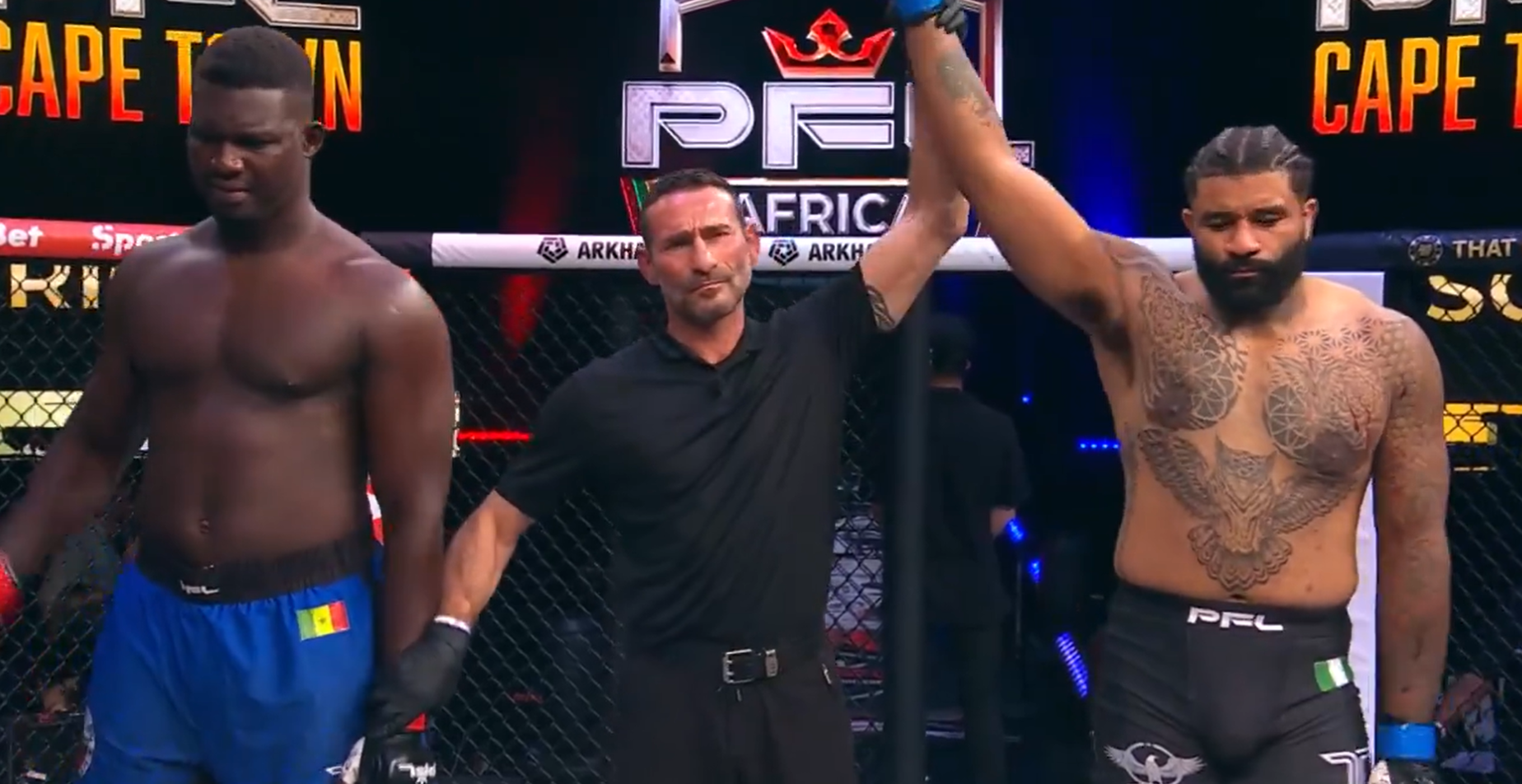 “IQ Of A Goldfish” – Fans React To Abdoulaye Kane’s DQ Loss Following Illegal Knee At PFL Africa 1