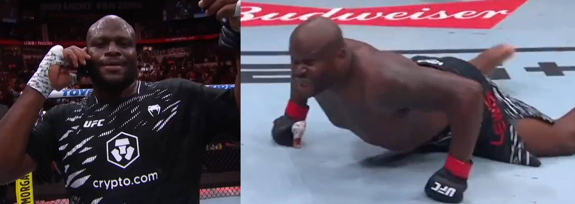 ‘Can A Lighter Lewis Defend Aspinall’s Takedowns?’ – Fans & Fighters React To Derrick Lewis Ending Tallison Teixeira’s Undefeated Streak In Under A Minute At UFC Nashville
