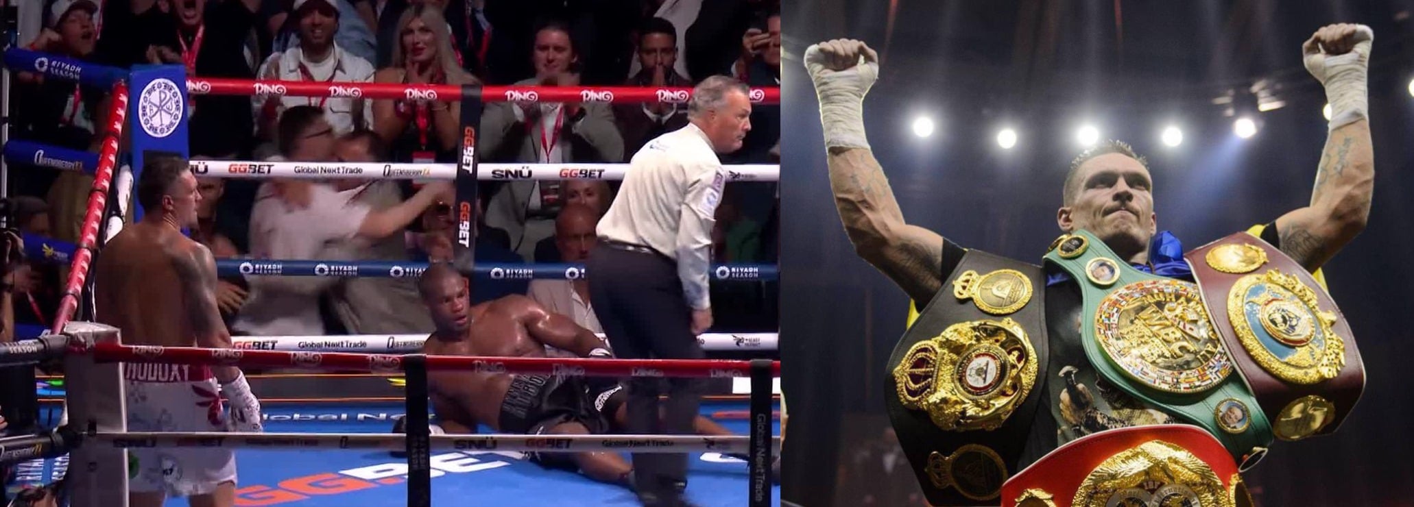 “The Greatest Boxer Of All Time” – Fans Sing Praises For Oleksandr Usyk After Defeating Daniel Dubois To Become Undisputed Heavyweight Champion Again