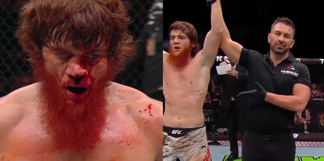 “Shara Bullet’s Greatest Performance To Date” – Fans And Fighters React As Shara Magomedov Overcomes Broken Nose To Defeat Marc-Andre Barriault In Bloody Battle At UFC Abu Dhabi