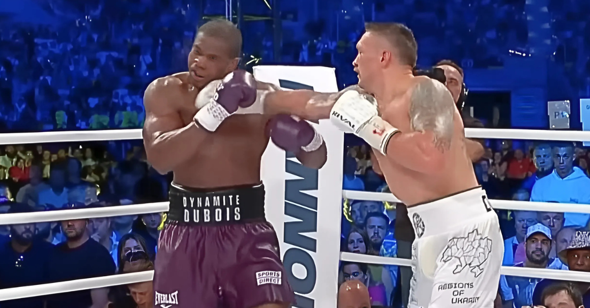 Oleksandr Usyk’s “Beautiful Performance” in Dubois 2 Dispels Prior Low Blow Faking Controversy, per Ukranian Karate Combat Victor