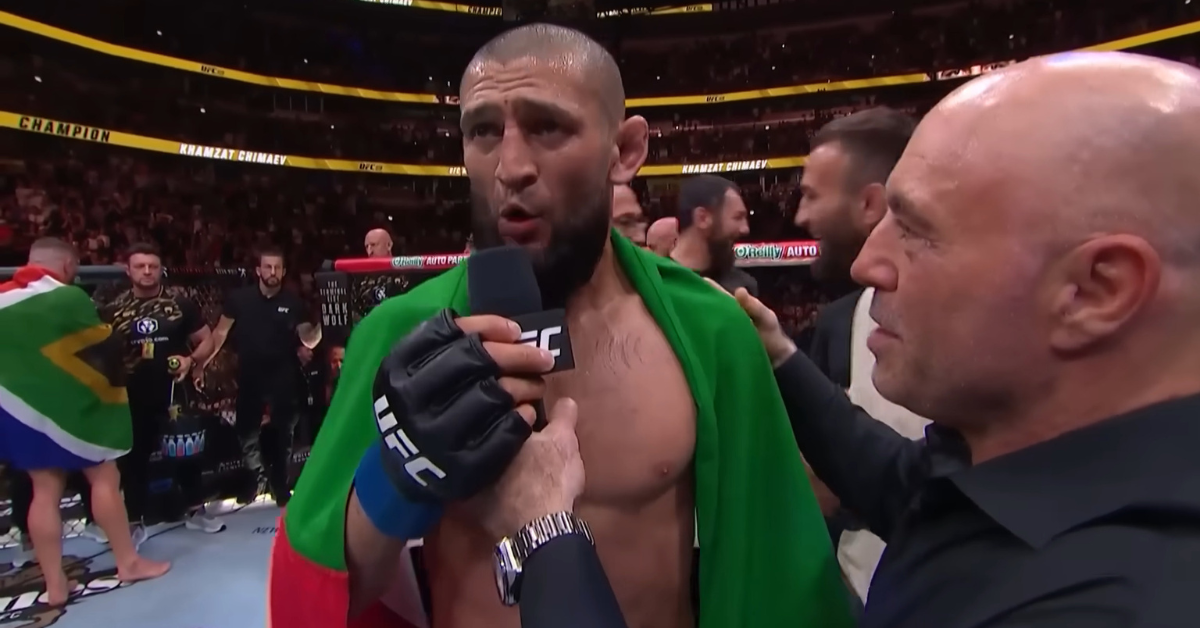 Referee Herb Dean Breaks Down Standing Up Khamzat Chimaev in UFC 319 Championship Match