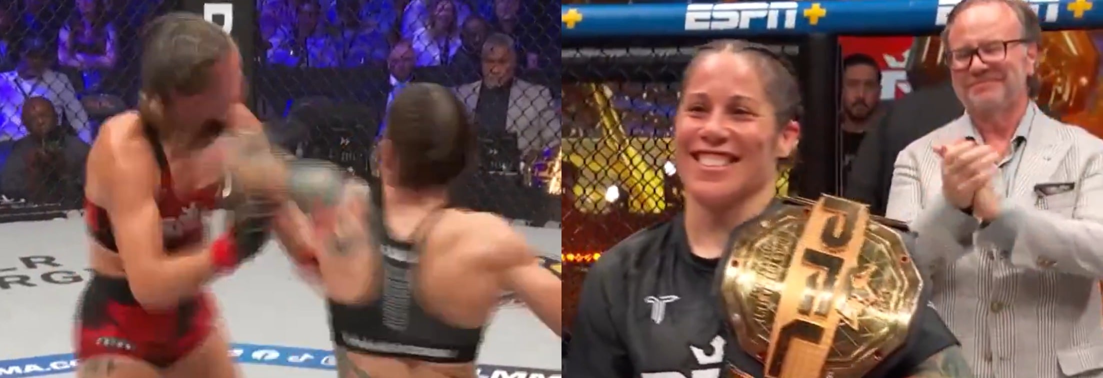 “The Epitome Of A Timeless Fighter” – Fans React As Liz Carmouche Crushes Jena Bishop With Devastating Left Hand To Claim Women’s Flyweight PFL World Tournament Title