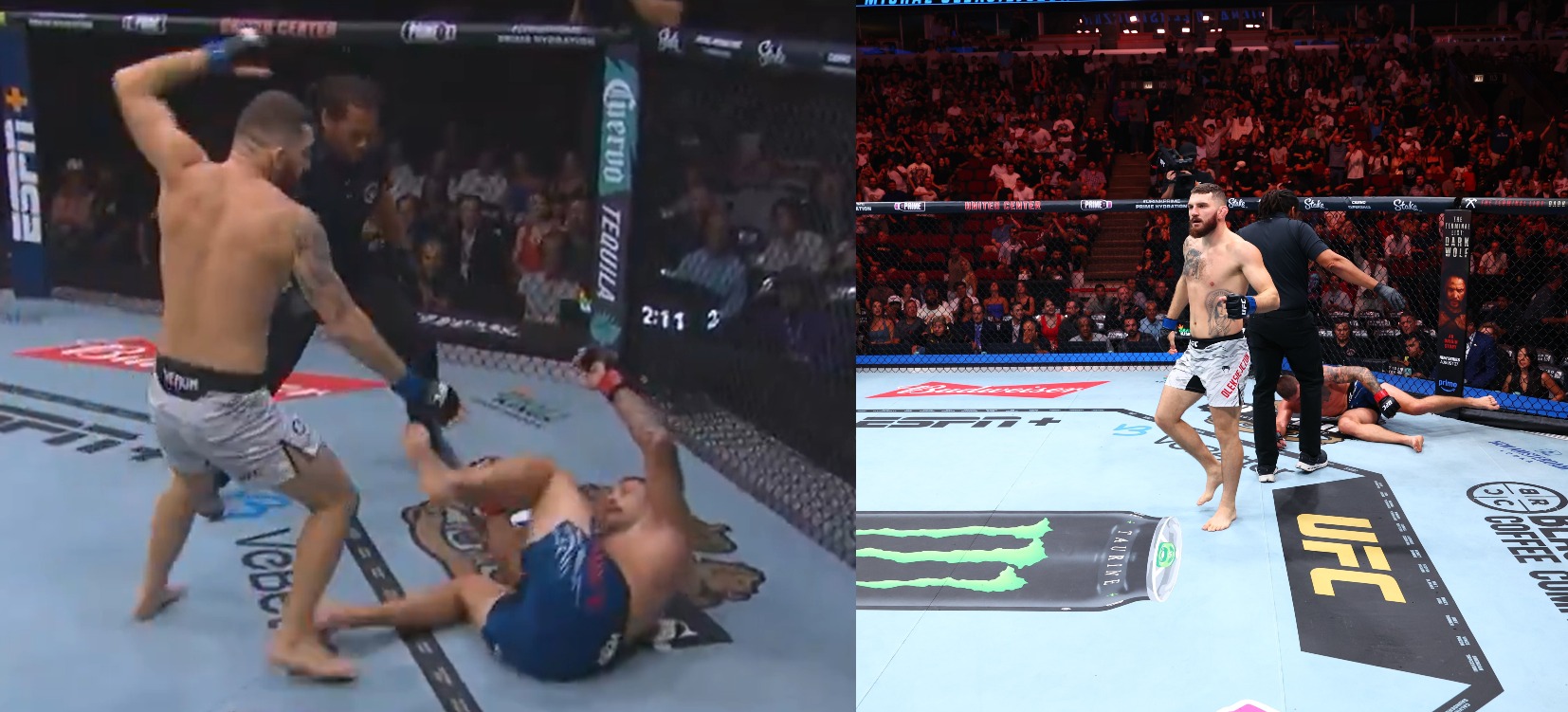 VIDEO: Michal Oleksiejczuk Moves To 2-0 With Fighting Nerds, Stops Gerald Meerschaert At UFC 319