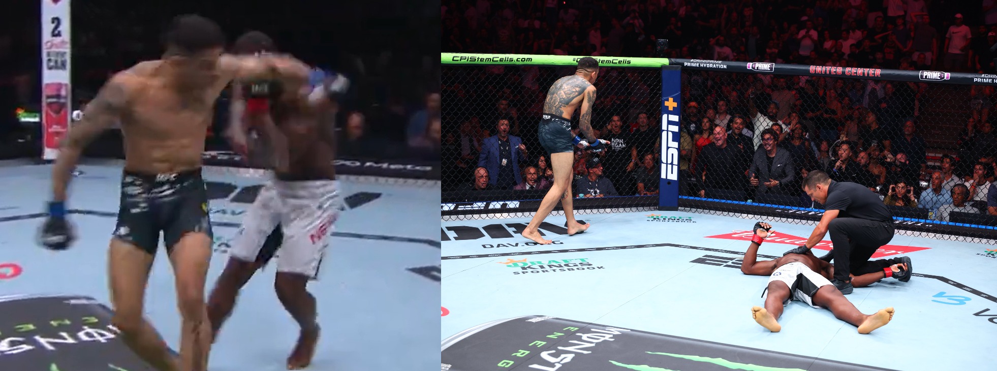 “Sounded Like A Golf Ball Getting Hit” – Fighters & Fans React As Carlos Prates Unleashes Destructive Elbow For Walk-Off, Buzzer Beater KO Of Geoff Neal At UFC 319