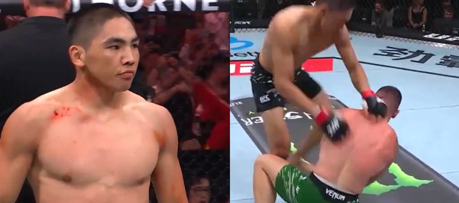 “Should Have…Took The DQ Win” – Fans React As Taiyilake Nueraji Secures First-Round Finish Despite Two-Point Deduction For Illegal Knee On Keifer Crosbie At UFC Shanghai