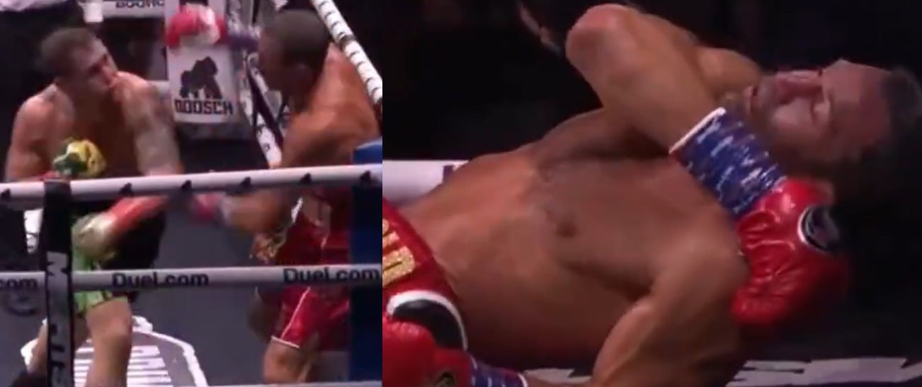 “Flatline” – Fans React As Darren Till Savagely Sends Luke Rockhold To The Shadow Realm At Misfits Boxing 22