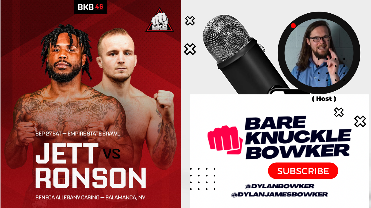 Jesse Ronson “got more support for bare knuckle boxing than I ever did for all my UFC fights”
