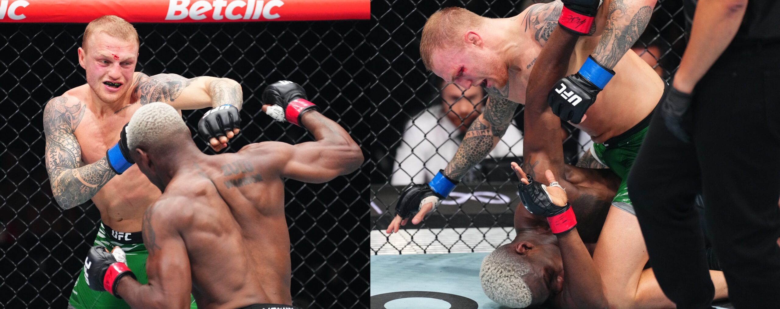“Give Mason Jones That 50K” – Fans & Fighters React To Mason Jones Go From Nearly Getting Stopped To Scoring Impressive TKO Of Bolaji Oki At UFC Paris