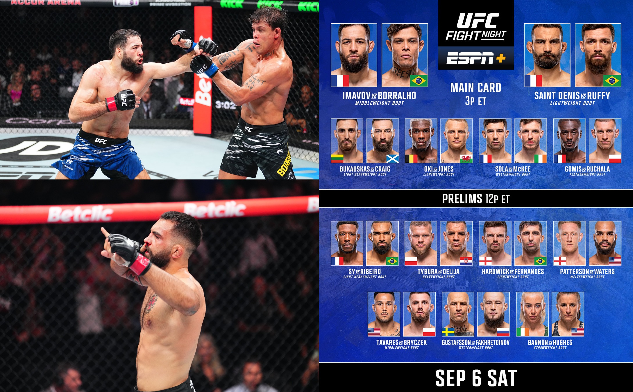 9 Hits And 3 Misses From UFC Paris: Nassourdine Imavov vs. Caio Borralho
