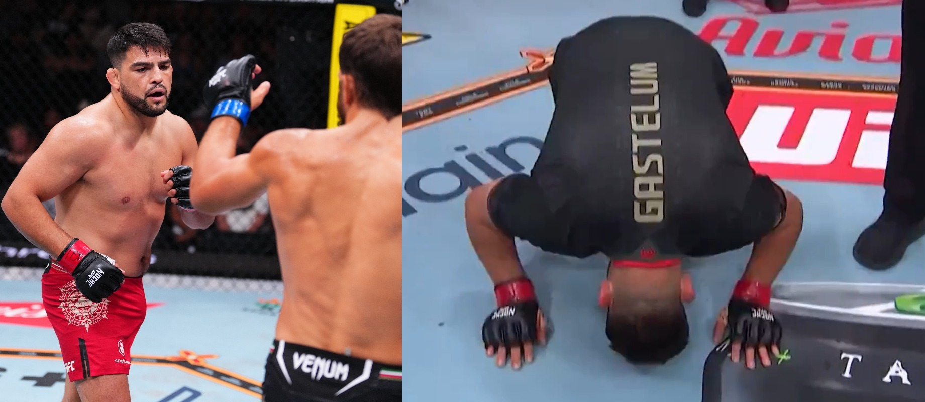 “I Know That 30 Percent Hurt” – Fans And Fighters React As Kelvin Gastelum And Dustin Stoltzfus Put On War At Noche UFC