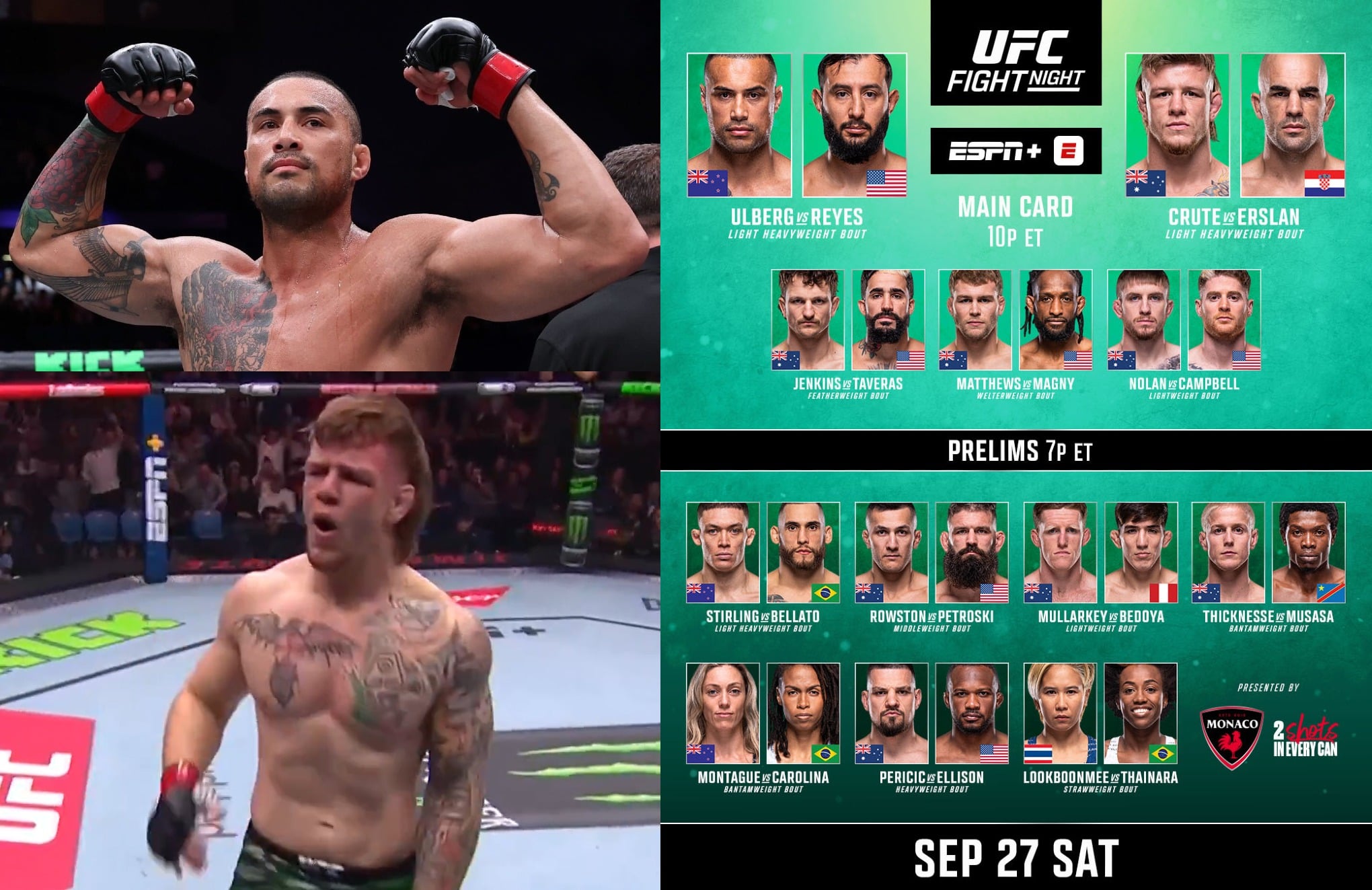 5 Hits And 1 Miss From UFC Perth: Carlos Ulberg vs. Dominick Reyes