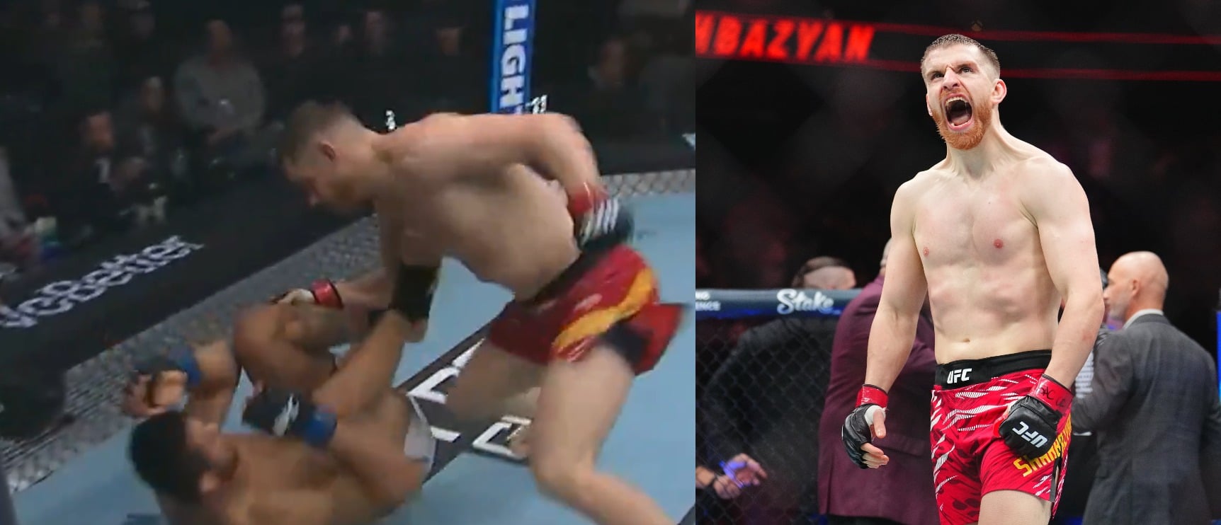 “Brutal” – Fans And Fighters React As Edmen Shahbazyan Nails Buzzer-Beater Finish Of Andre Muniz At UFC 320