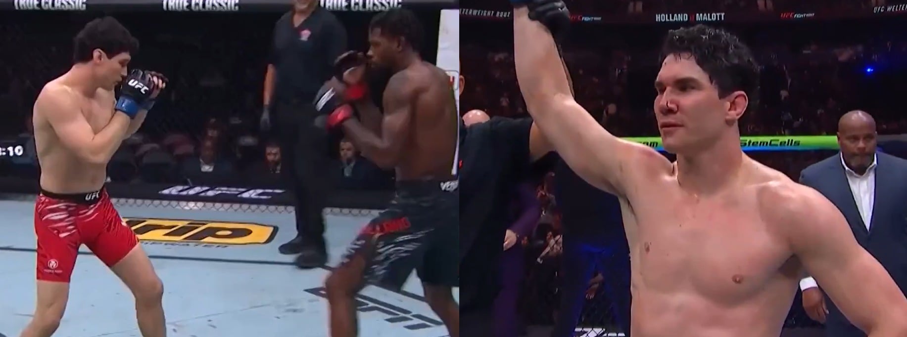 “In Any Just World That’s A 28-28 Draw” – Fans And Fighters Criticize Decision To Not Dock Point As Mike Malott Gets Win Over Kevin Holland At UFC Vancouver