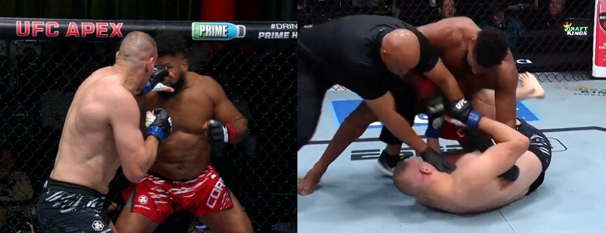 “Wild Sequence Of Events” – Fans & Fighters Stunned As Waldo Cortes-Acosta Goes From Getting KO’d After An Eye Poke, To Finishing Ante Delija Seconds Later In Bizarre UFC Vegas 110 Co-Main Event