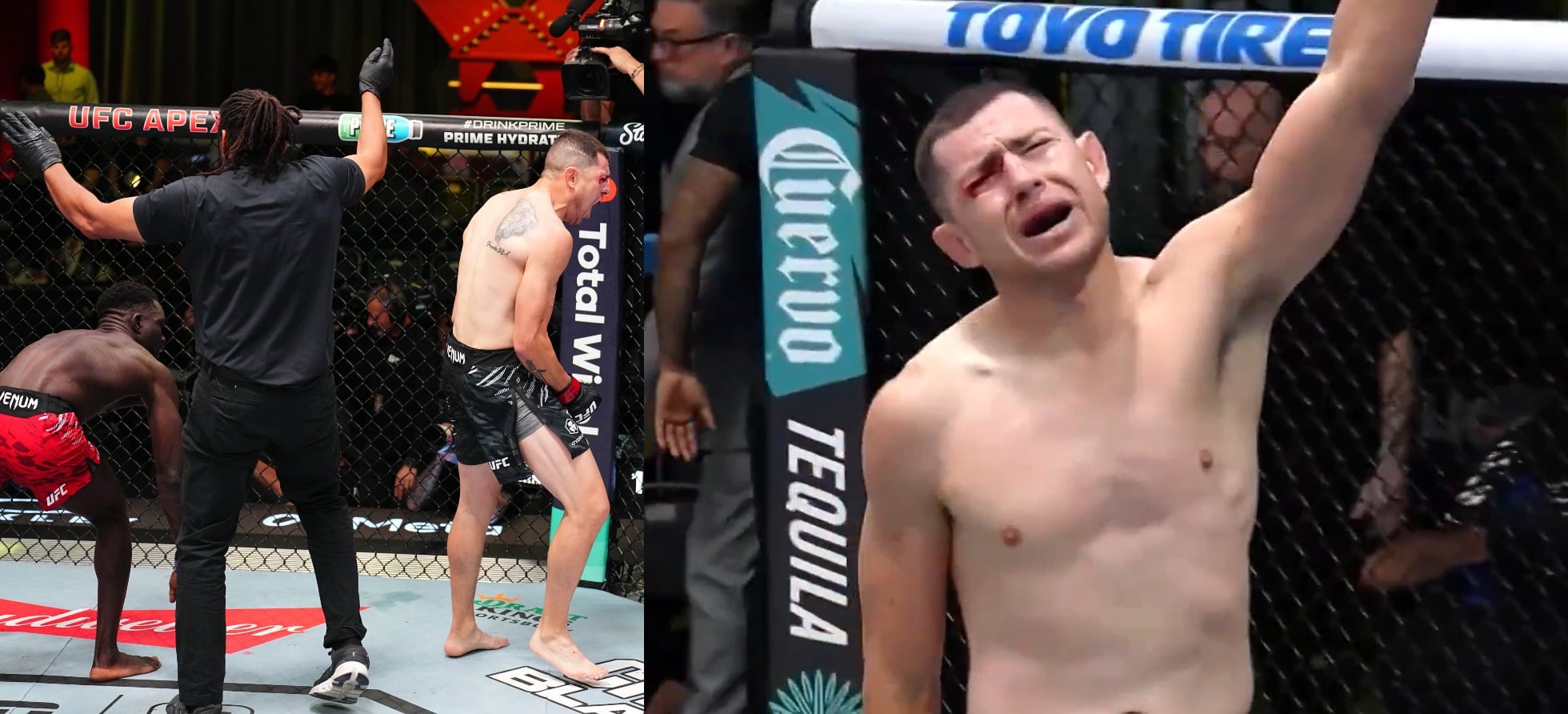 “All Offense, All The Time” – Fans & Fighters React As Steve Garcia Puts On Dominant Beating Of David Onama In UFC Vegas 110 Main Event