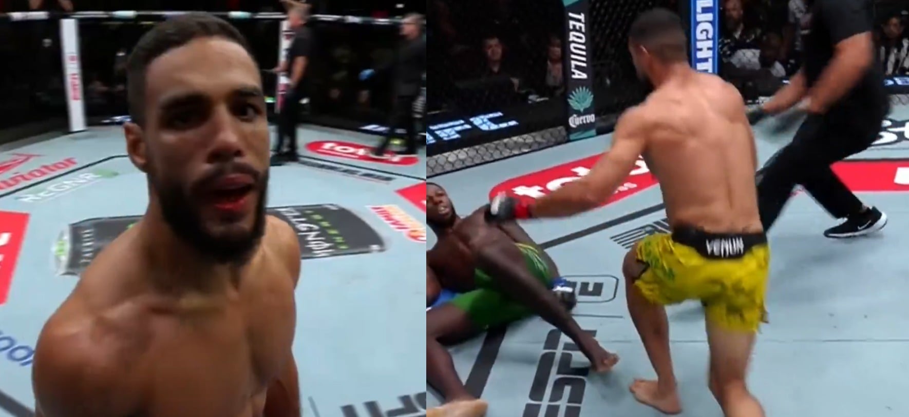 ‘Absolutely Nothing Wrong’ – Fans And Fighters Debate Mark Smith’s Stoppage As Gabriel Bonfim Finishes Randy Brown In UFC Vegas 111 Main Event